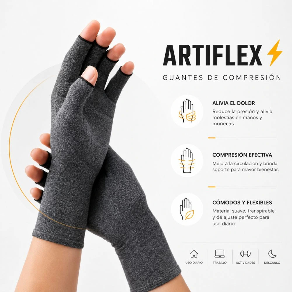 Guantes ArtiFlex - Protege tus manos mientras sigues con tu rutina normal.