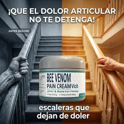Bee Venom Crema — Alivio Natural del Dolor Articular · Fórmula 6 en 1