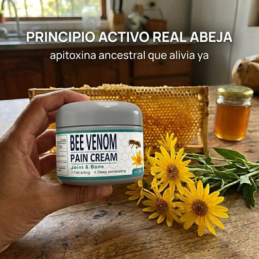 Bee Venom Crema — Alivio Natural del Dolor Articular · Fórmula 6 en 1